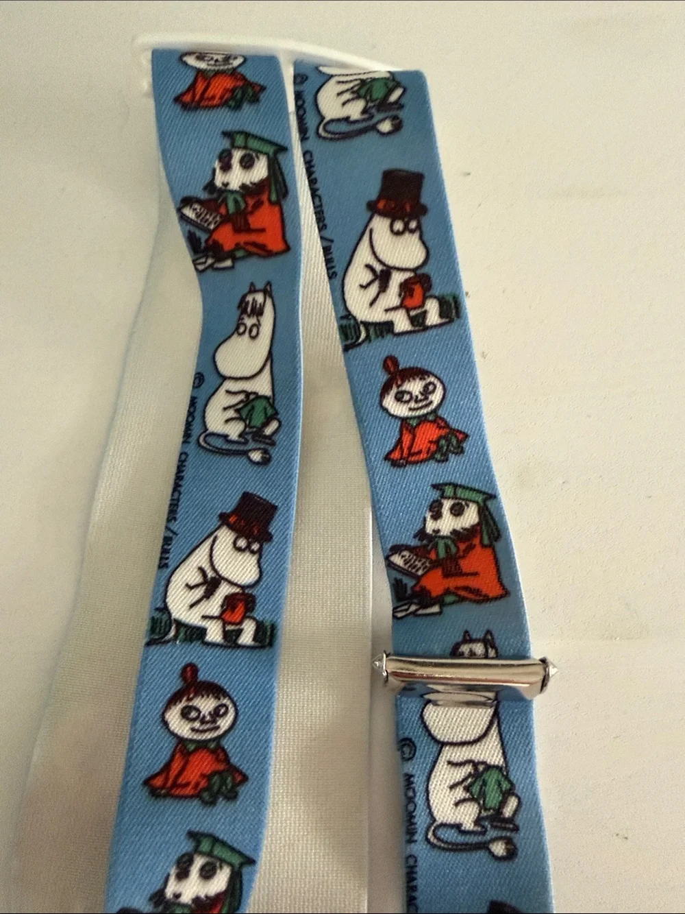 Moomin Characters Light Blue Kids Suspenders
